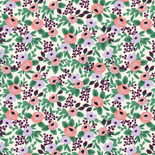 Garden Party Rosa from 'Orchard' by Rifle Paper Co in Lavender (£17 p/m)