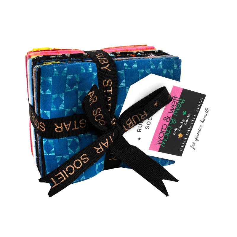 Fat Quarter Bundle of 'Warp And Weft Ooh Lucky Lucky' by Ruby Star Society 16 piece