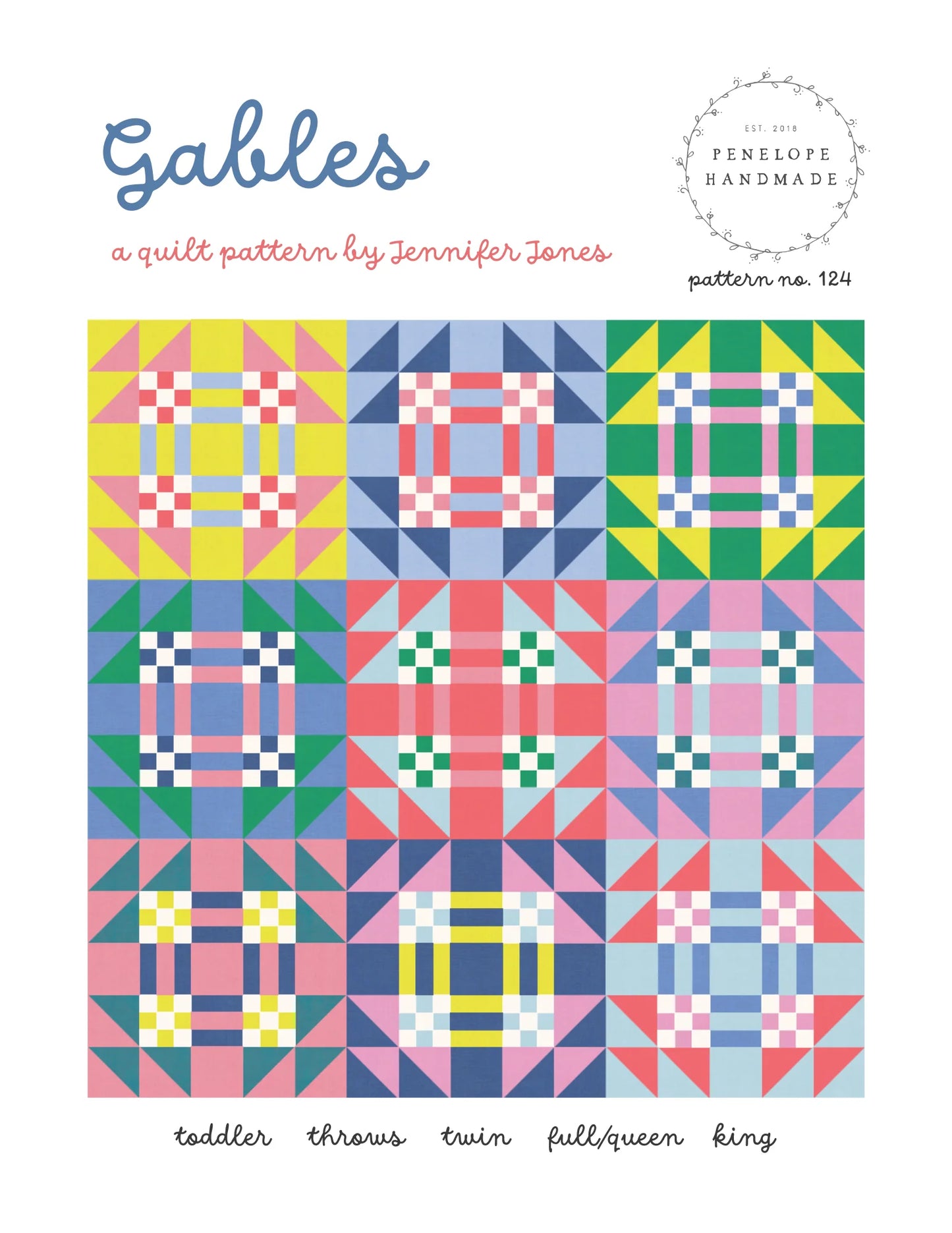 Gables Quilt Pattern by Penelope Handmade