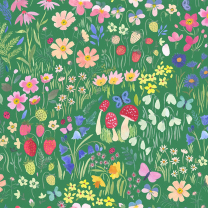 Secret Garden from 'Secret Garden' by Wee Blue Bell / Lewis & Irene in Grass (£16 p/m)