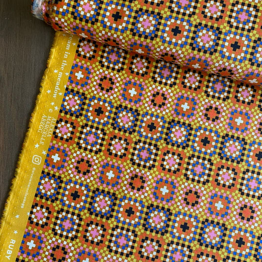 Granny Square from 'Meadow Star' by Ruby Star Society in Caramel (£17 p/m)