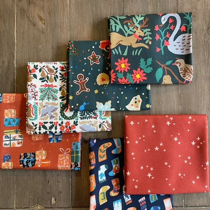 Honest Abode Curated Festive FQ Bundle 6 Piece - Merry