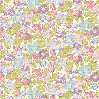 Raspberry Forage from 'Postcard From The Highlands' by Liberty Fabrics (£18 p/m)